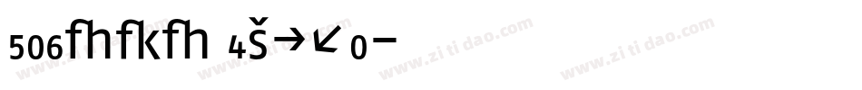 fagono extra字体转换